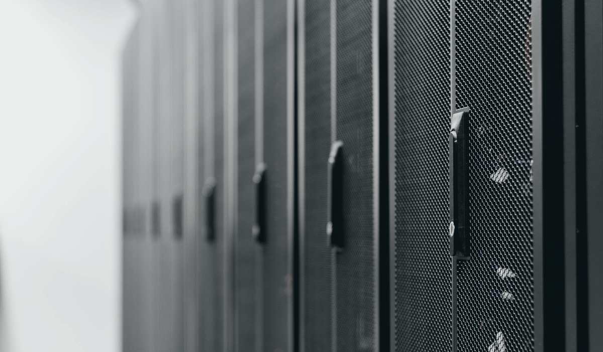 Serverracks im Rechenzentrum